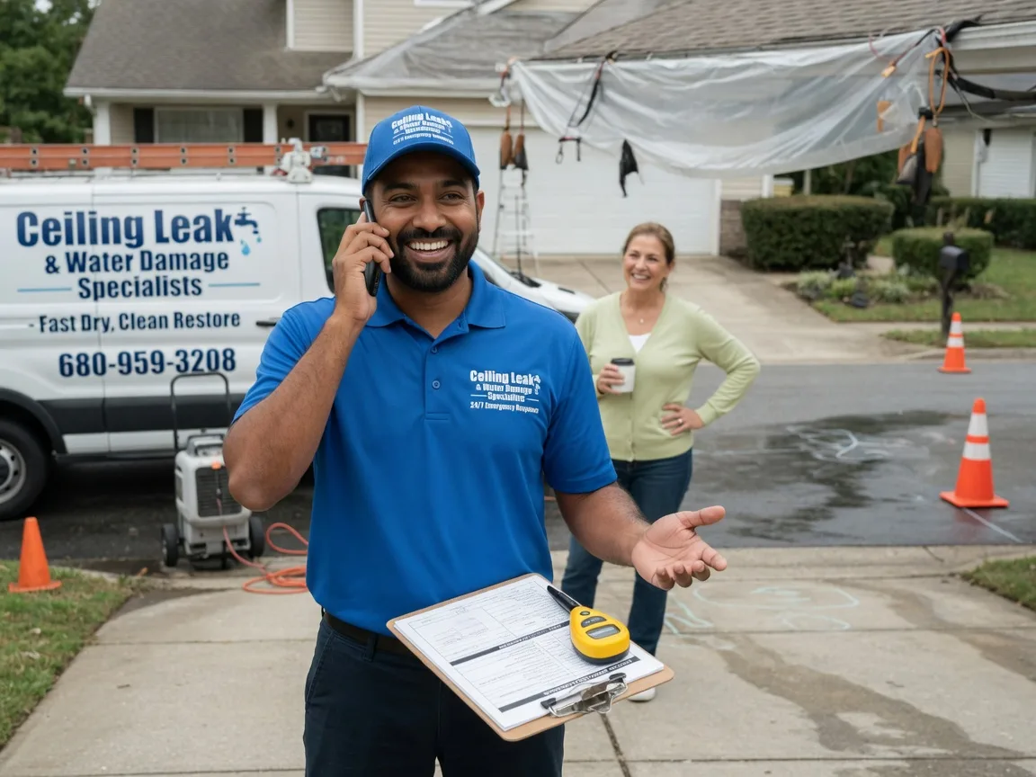 Ceiling Leak Cleanup Mount Pulaski, IL FAQs